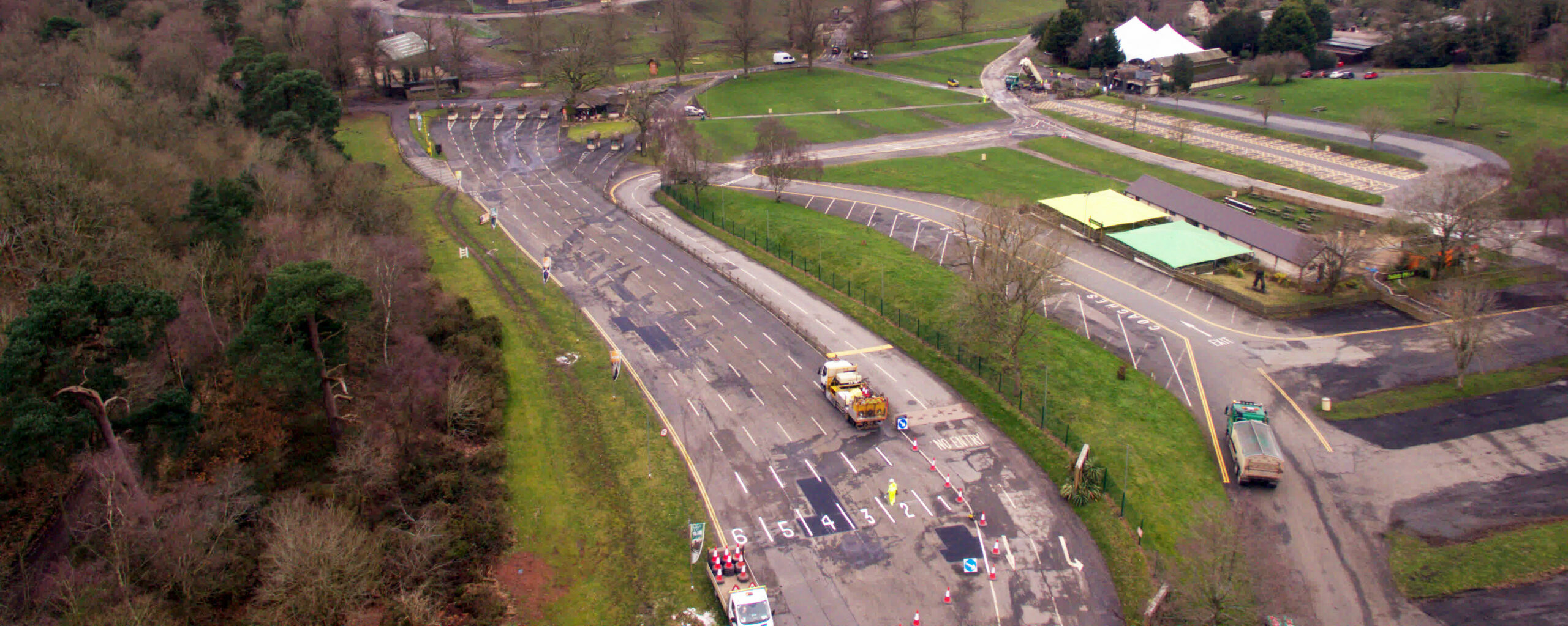 OUTCO West Midland Safari Park Line Marking